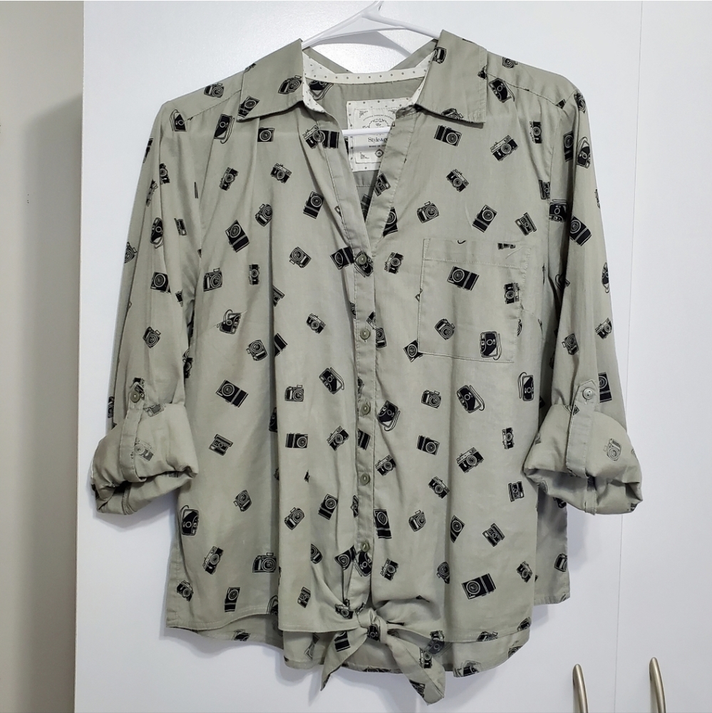 Camera Print Shirt